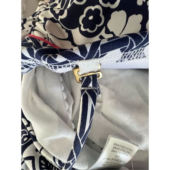 Tommy Bahama Hawaiian Print Floral Halter Style Bathing Suit Top - Picture 6 of 7